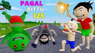 Pagal Bittu Sittu 128 | Sittu Bana Cameraman | Bittu Sittu Toons | Pagal Beta | Cartoon Comedy