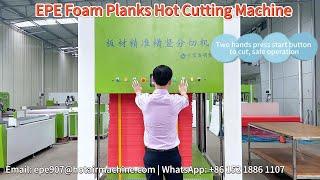 PE Foam Sheet Cutter Hot Knife Cutting Machine