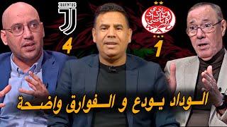مباشر.. تحليل مباراة الوداد و جوفنتوس 1-4  الياقة البدنية و المستوى العالي يلعب دور كبير
