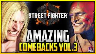 Amazing Comebacks Vol.3 ▰ 【Street Fighter 6 Highlights】