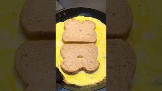 One pan egg toast sandwich Delicious breakfast at home recipe | FullHappyBelly