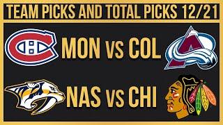 FREE NHL Picks Today 12/21/22 NHL Picks and Predictions