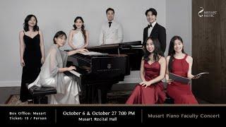 Musart Piano Faculty Recital Oct 6th