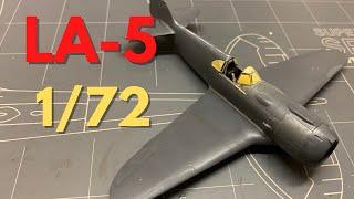 LETS BUILD A 1/72 SCALE LA-5 | Clear Prop Models 1/72 Advanced Kit