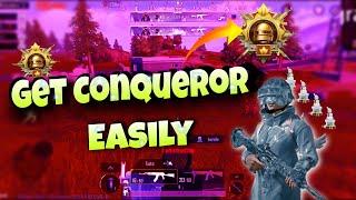 HOW TO REACH CONQUEROR IN JUST 3 DAYS - CONQUEROR TIPS & TRICKS  PUBG MOBILE CONQUEROR RANK PUSH