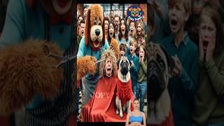 Evolution of Dog : Quaint Scene in Barbershop ️ #doglover #puppy #dog #shorts #copypuppy