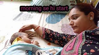 #Aaj ka vlog maine subah se hi# start kiya