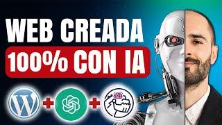  Crear Página Web WORDPRESS con INTELIGENCIA ARTIFICIAL (paso a paso)