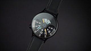 Xeric Evergraph Automatic Black Leather