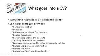 Introduction to the CV Workshop