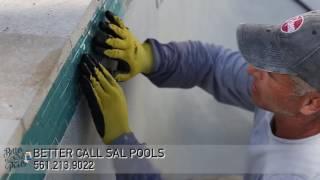 Pool Renovation - Glass Tile Installation | Boca Raton, FL