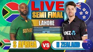 South Africa vs New Zealand LIVE | Champions Trophy 2025 Semi-Final | SA vs NZ live match today