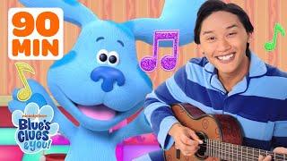 90 MINUTES of Blue's Favorite Songs & Dances w/ Josh! | Blue's Clues & You!