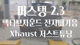 [Person_펄슨] 머스탱2 3 액티브사운드 전자배기음