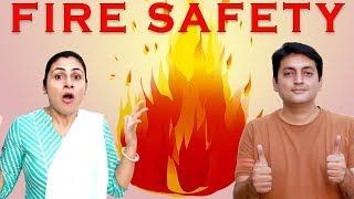 FIRE SAFETY | Moral Family | Aayu and Pihu Show