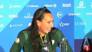 South Africa's Tatjana Smith 'grateful' after clinching breaststroke gold at Paris 2024 Olympics