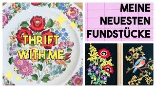 Meine Fundstücke vom Flohmarkt und aus dem Gebrauchtwarenladen - Thrift with me & Thrift Haul