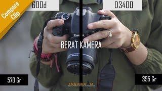 Canon 600D vs Nikon D3400 Compare Clip