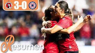 TIJUANA 3-0 CRUZ AZUL J3 | PERRÍSIMA GOLEADA de las XOLAS