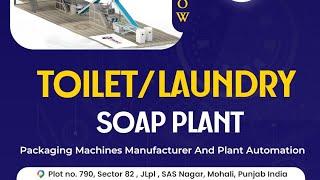 Toilet Soap wrapping Machine Full Automatic Servo Based Sytem Speed upto 250 soap per minute