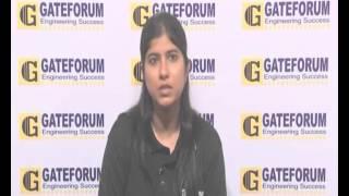 Gateforum for GATE Coaching - Sonam Aggarwal AIR-2, IN