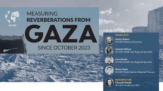 Webinar | Measuring Reverberations from Gaza Since October 2023