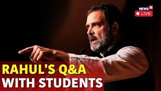 Rahul Gandhi's Q&A LIVE With Students Of Georgetown University | Washington DC | Rahul Gandhi Speech