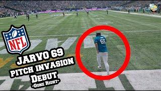 JARVO 69 NFL Debut for Jacksonville Jaguars vs Miami Dolphins - PITCH INVASION! - GONE RIGHT!