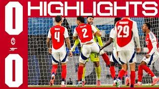 DAVID RAYA MAKES INCREDIBLE DOUBLE SAVE  | HIGHLIGHTS | Atalanta v Arsenal (0-0) | Champions League