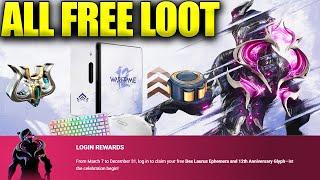 New Promo Code! PC Giveaway & Free Warframe Loot! Warframe 12 Year Anniversary