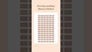 Free 2024 Day and Date Planner Stickers (ad)