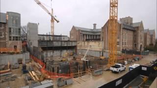 Olin Business School - Steel Erection Start through December