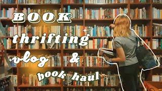   book thrifting in dubai & book haul | spring bookstore vlog