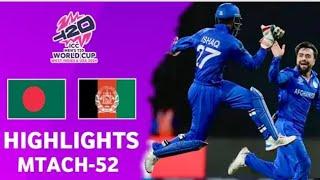 Bangladesh Vs Afghanistan ICC World Cup 2024 | BAN vs AFG Match Highlights |