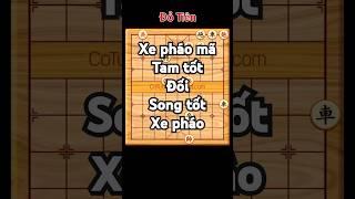 Xe pháo mã tam tốt đối xe pháo song tốt. #cothe #cotuong #chess #cotan #games #xuhuongyoutube
