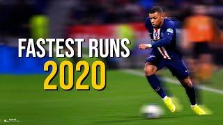 Fastest Sprint Speeds & Runs in Football 2020 | HD