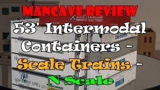 ManCave Review - 53' Refrigerated Containers - N Scale - Scale Trains