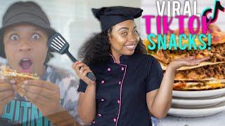 Making Viral Tik Tok Snacks For My Girlfriend | NATALIE ODELL