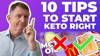 TOP 10 TIPS TO START KETO!  - with Dr. Westman