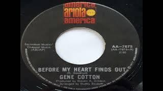 GENE COTTON * Before My Heart Finds Out 1978  HQ