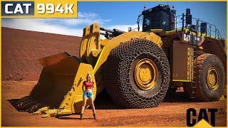 CAT 994K: Настоящий ГИГАНТ среди колесных погрузчиков