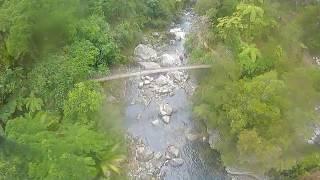 Waterfall Bridge - Raw Drone Flight