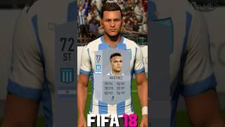  LAUTARO MARTINEZ fifa evolution (18-24) #shorts #eafc24 #fc24 #fifa #lautaro #martinez #inter