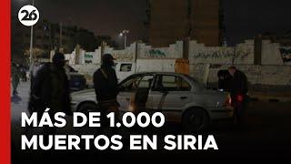 MEDIO ORIENTE | Violencia en Siria deja más de 1.000 muertos