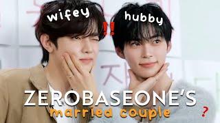 zerobaseone haobin being a married couple for 8 minutes straight