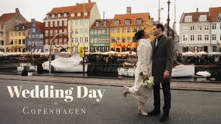 Romantic Copenhagen City Hall Elopement | Valeria & Robert’s Intimate Destination Wedding