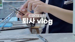 [VLOG] 2년 동안 다닌 첫 직장 퇴사 브이로그 | 퇴사 vlog