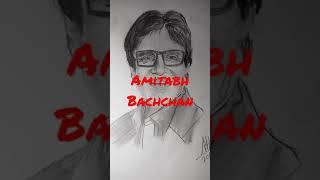 Amitabh Bachchan sketch by Atharva Thopate