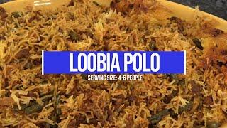 My Favorite Persian Dish- How to Make Loobia Polo