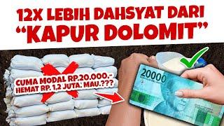 MODAL Rp. 20.000 HEMAT 1,2 JUTA. MAU.??? MEMBUAT PUPUK PENETRAL PH TANAH PENGGANTI KAPUR DOLOMIT